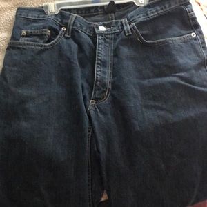 Men’s next to new Alfani boot cut jeans